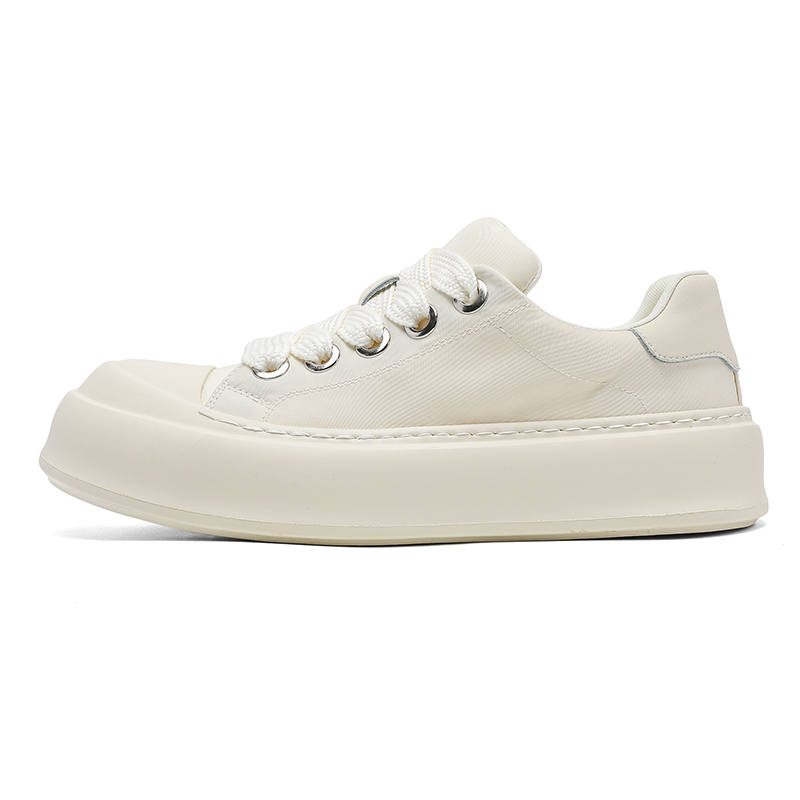 WEISHIBANGWEI WEISHIBANGWEI Mesh Low top Skateboard Shoes Men's White