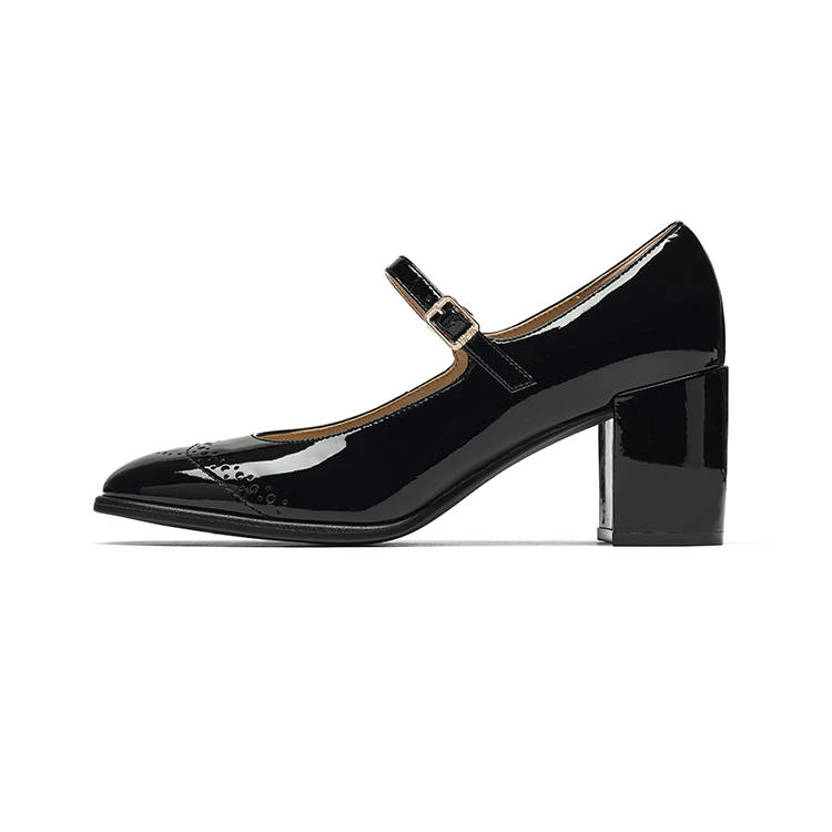 73Hours Shoe Trees By The River Cow Leather Mary Jane Shoes Women's