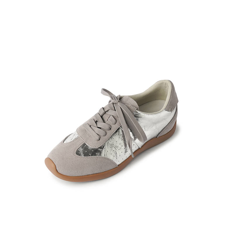 HONGYANGLIN Top Grain Cow Leather Low top Skateboard Shoes Women's