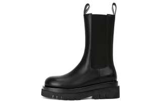 CHRISTINE SHEII Su Yinyin Crew Chelsea Boots 5.5cm Women's Black