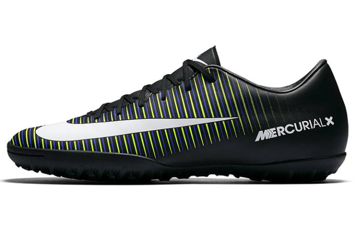 Nike Nike TF Turf Cushioning Slip Resistant Abrasion Resistant Soccer Shoes Men's Black