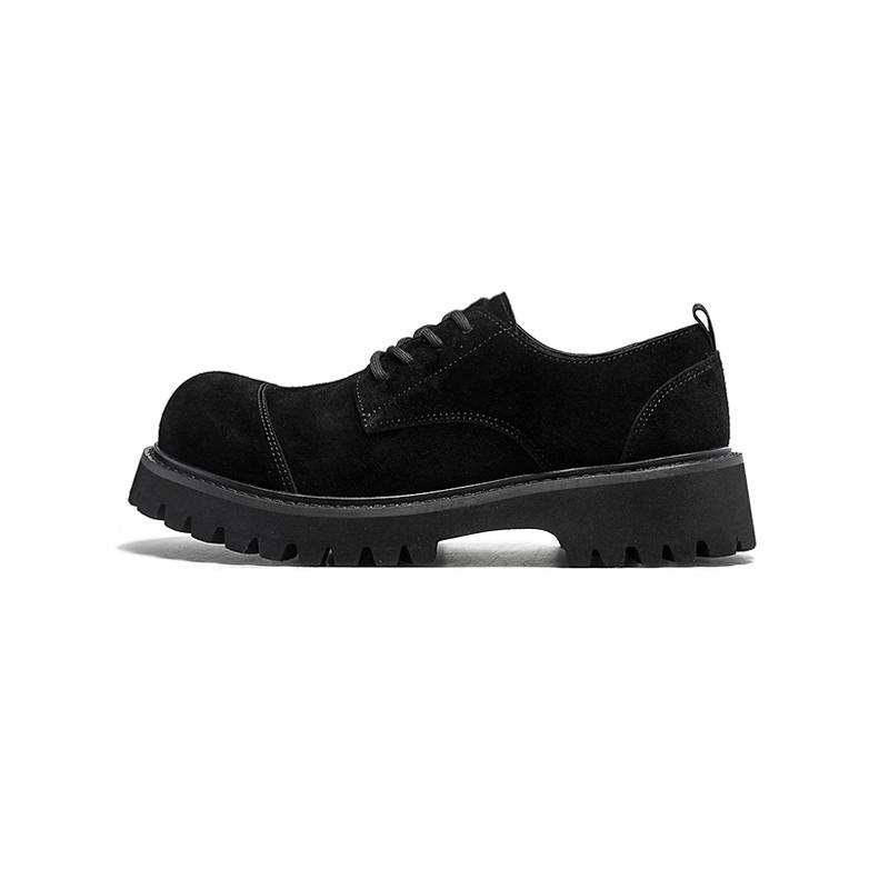 RZAAZ Nubuck Casual Shoes Unisex Black