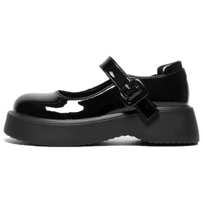 NUNZ Pu Platform Mary Jane Shoes Women's
