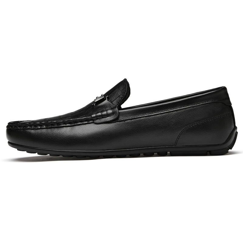 YIMINU Men's Casual Shoes Men's Low Top Black