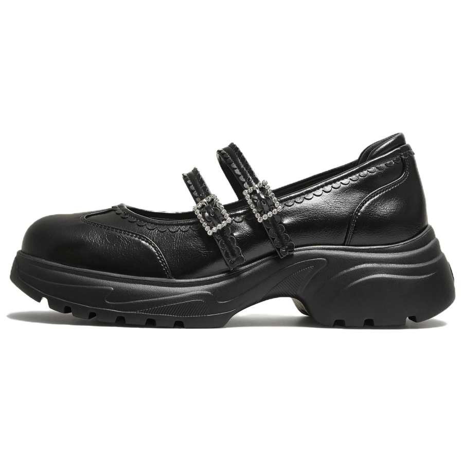 Tata Platform Mary Jane Shoes Women's Black