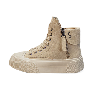 WEIMEIZHIMI Suede High top Casual Shoes Women's