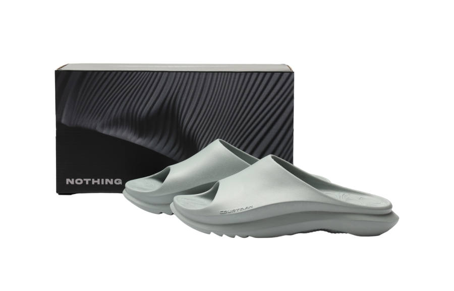COURTMAN Luck Slide Slippers Unisex Slate Gray