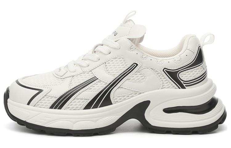 KEKAFU Artificial Leather Height Increasing Height Increasing Low top Chunky Sneakers 6cm Women's