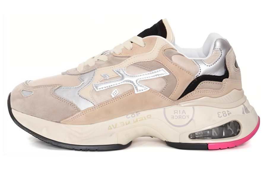 PREMIATA Minimalist Fashion Low top Casual Shoes Women's Beige