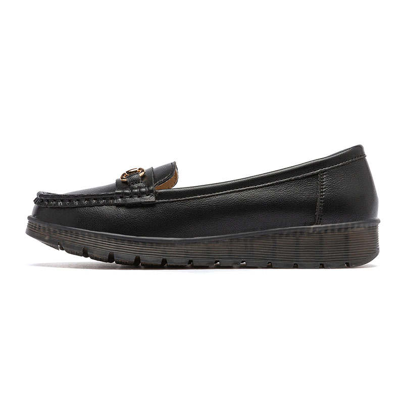 RED DRAGONFLY Microfiber Leather Loafers 3.4cm Women's