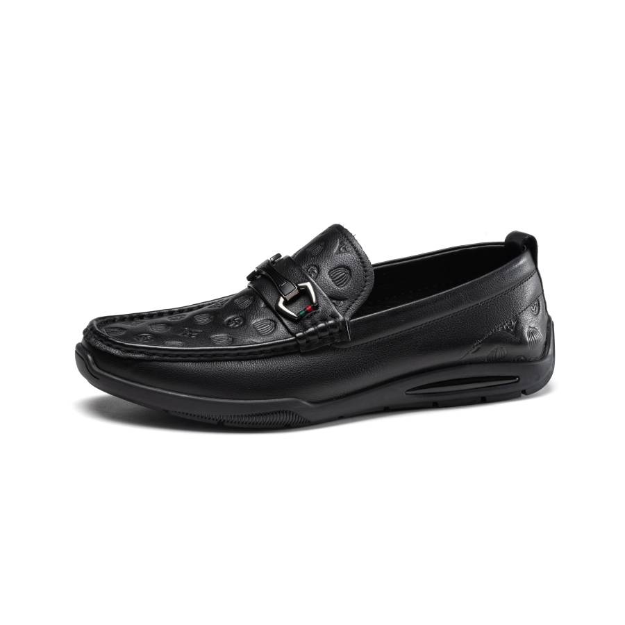 AOKANG Casual Leather Shoes Men's Black