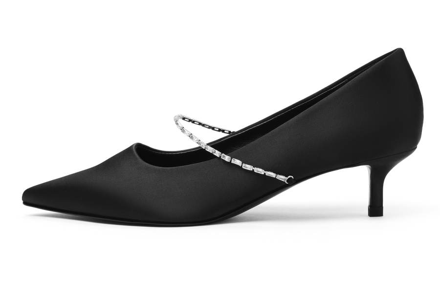 CHARLES&KEITH Small Ck Fabric Women's Casual Shoes 4.5cm Women's