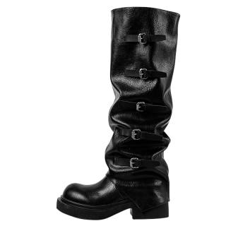 MIAOLV Pu Knee high Boots Women's
