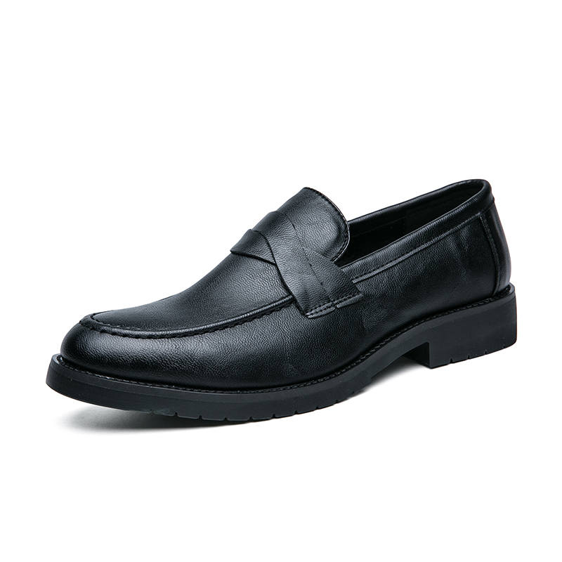 DAOTUSEN Men's Casual Shoes Men's Low Top Black Brown