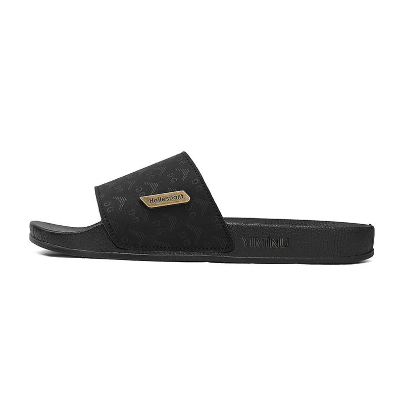 YIMINU Slide Slippers Men's Black