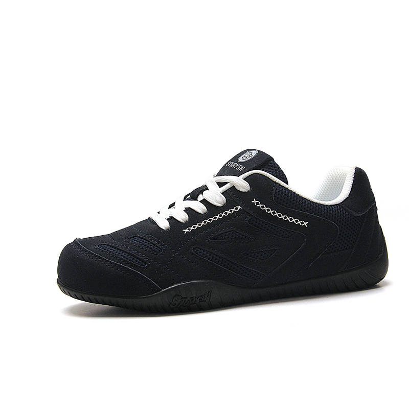 STUR YSN Synthetic Leather, Mesh Low top Casual Shoes Unisex Dark Blue