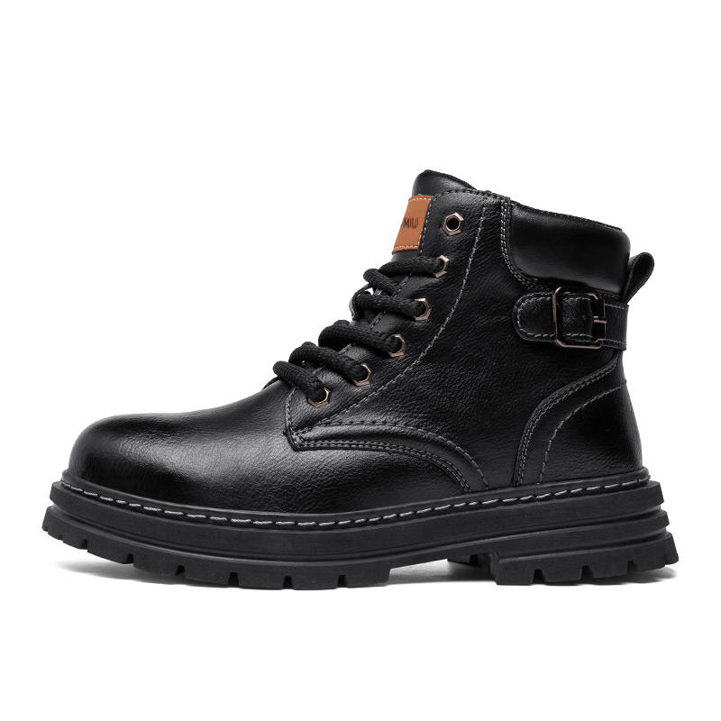 DUNNU DUNNU Combat Boots Men's Black