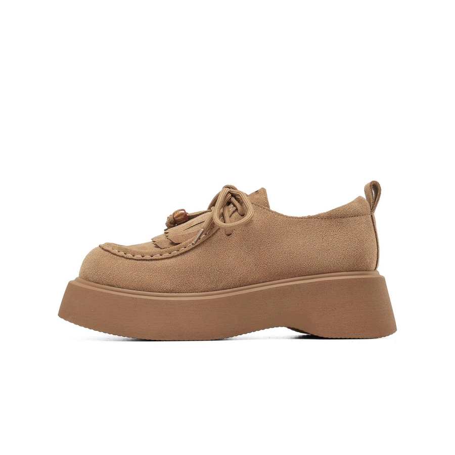 C°BANNER Cow Split Leather Low top Casual Shoes Women's