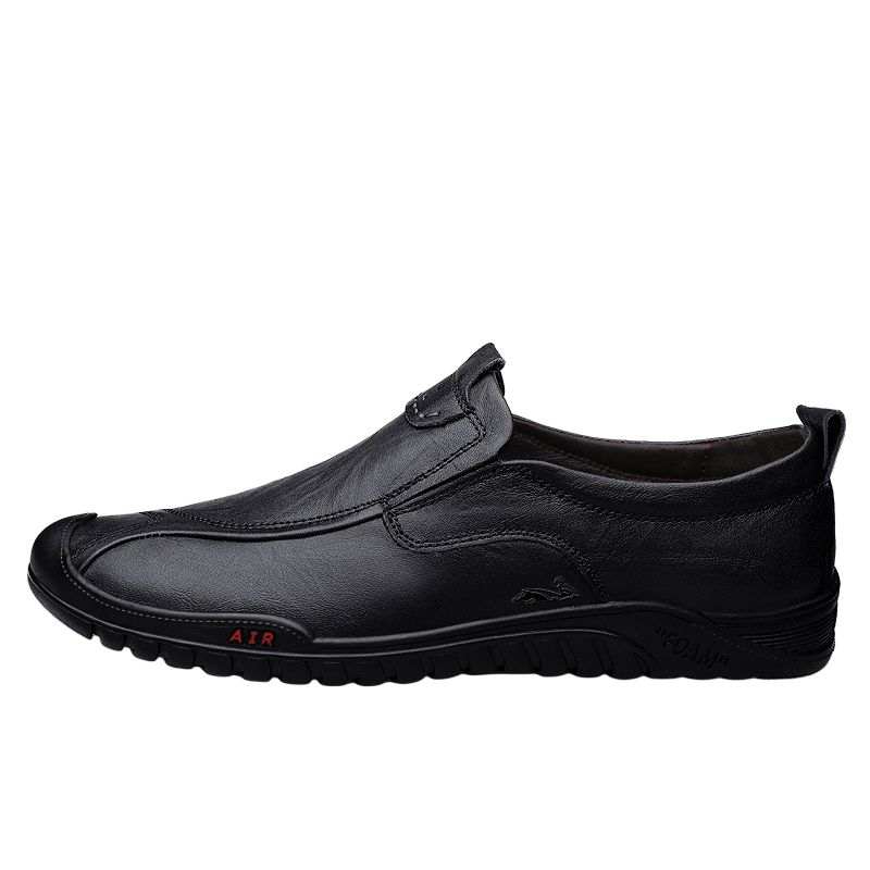 YINGLUNQISHI Top Grain Cow Leather Casual Shoes Men's