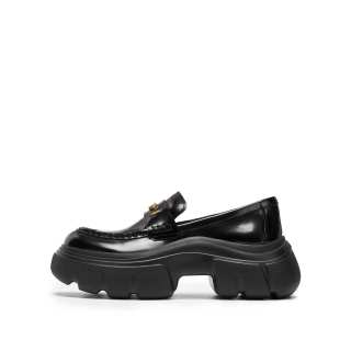 Staccato Autumn Leaves Count Cow Leather Loafers Women's