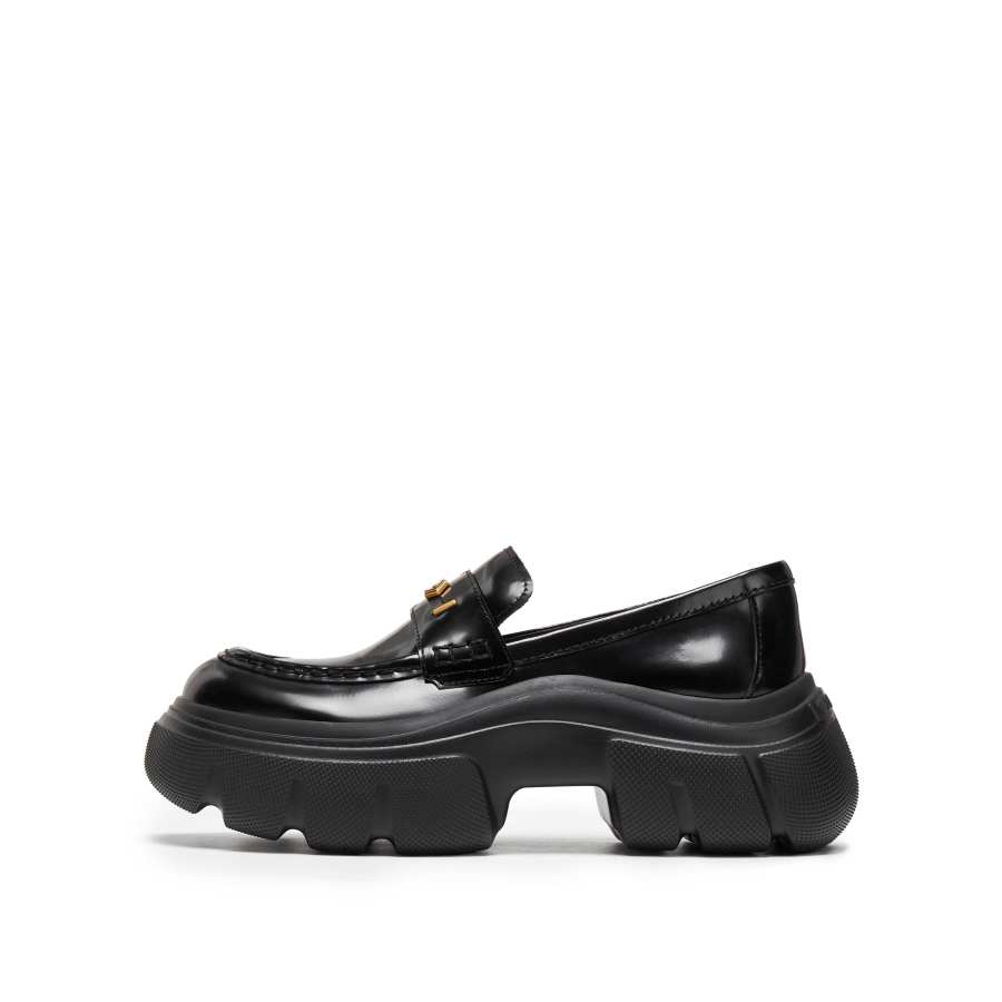 Staccato Autumn Leaves Count Cow Leather Loafers Women's