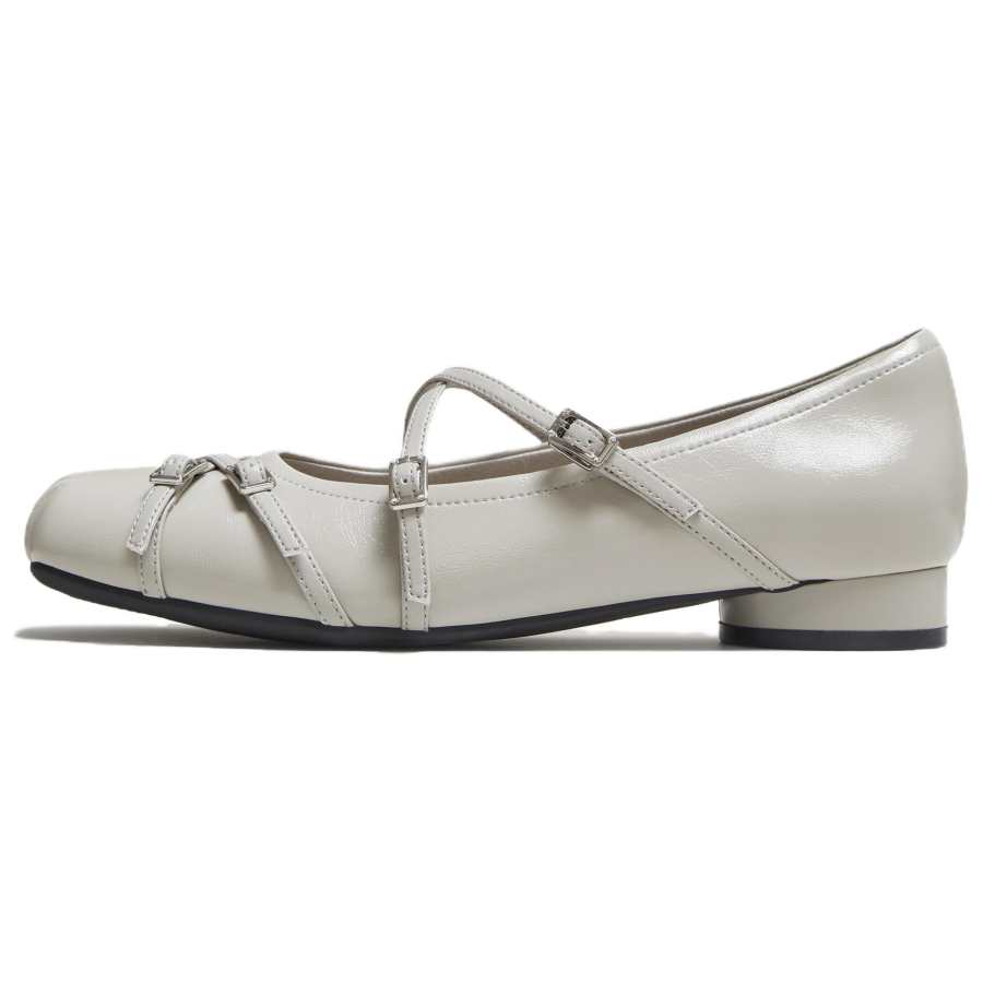 Tata Artificial Leather Mary Jane Shoes Women's