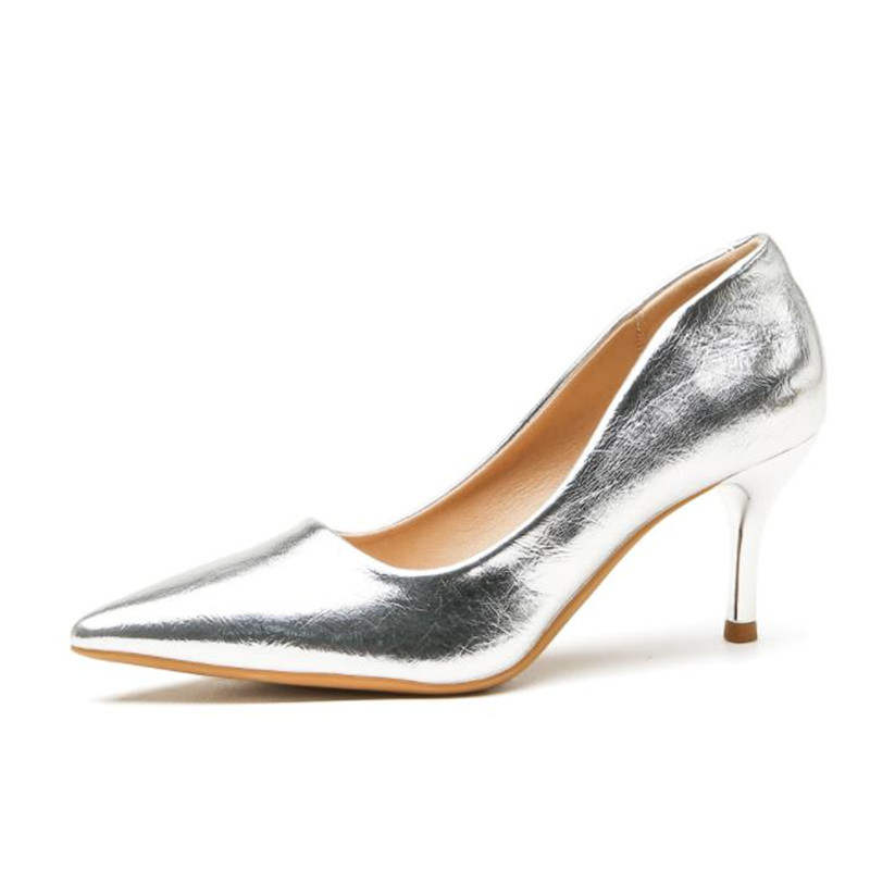 TATAYA Microfiber Leather Slim Heel High Heels Women's