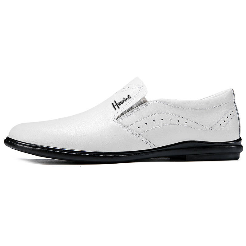 HAOXING Dress Shoes Men's Low Top Black