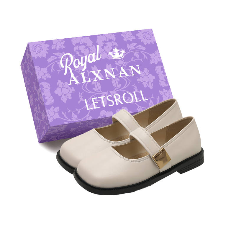 Alxnan Mary Jane Shoes Women's Black/Brown/Beige