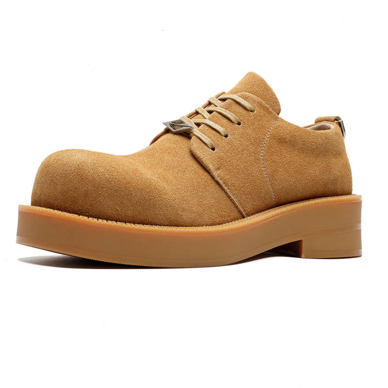 KAQIAODI Microfiber Leather Casual Shoes Men's Yellow