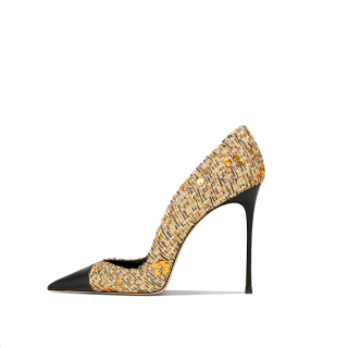 ;HMZ High Heels Women's Gold