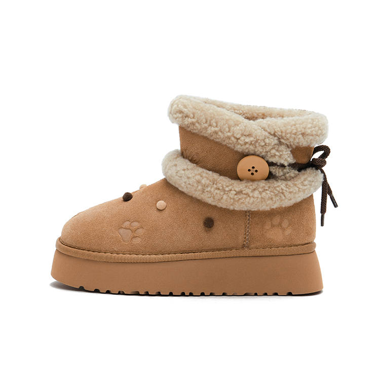 MASOOMAKE Cow Suede Thermal Abrasion Resistant Height Increasing Thermal Abrasion Resistant Height Increasing Short