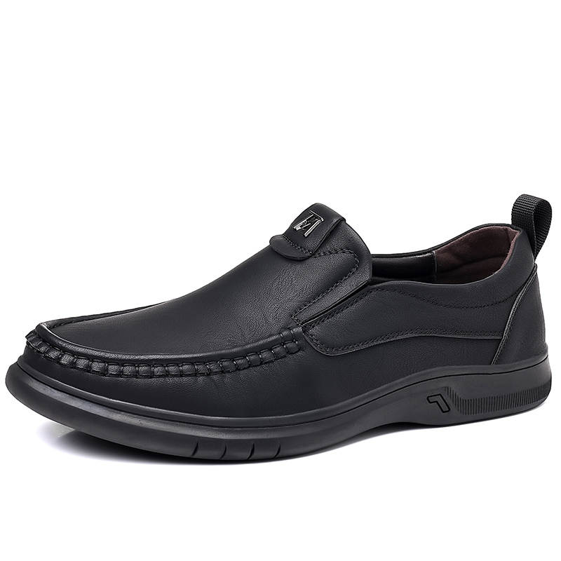 Poitulas Poitulas Cow Split Leather Casual Shoes Men's