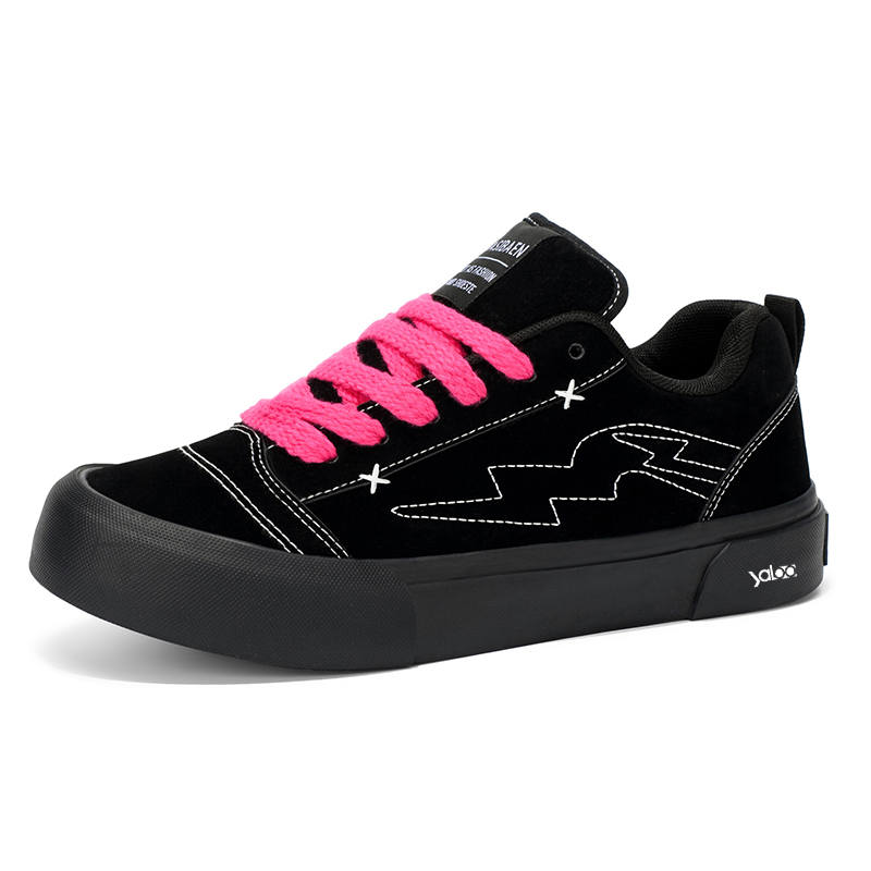 YALU Pu Abrasion Resistant Breathable Abrasion Resistant Breathable Low top Skateboard Shoes Men's