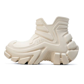 OGR MarkⅠXXL Ankle Boots 6CM Unisex Ecru