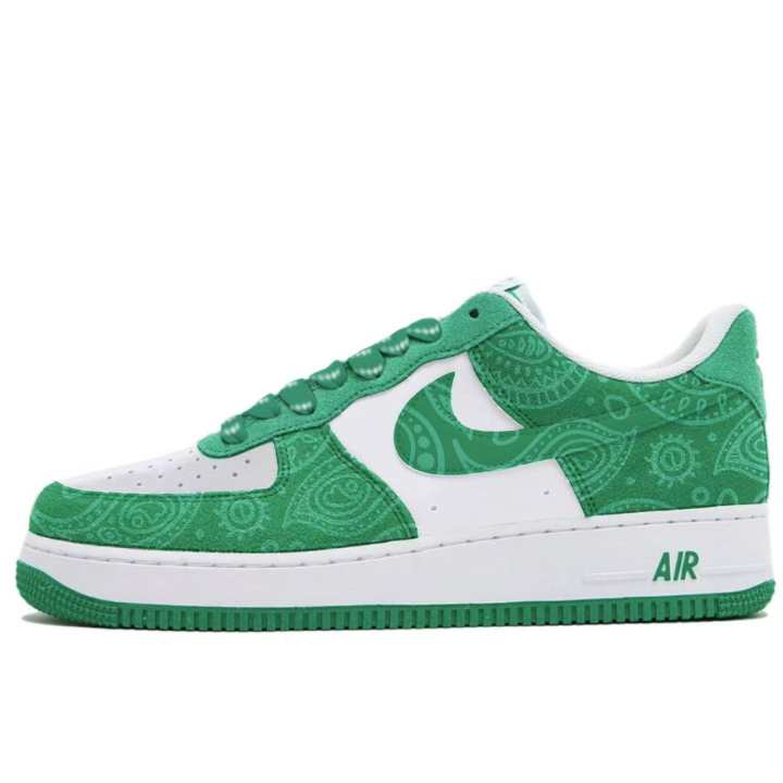 Nike Nike Air Force 1 Low top Skateboard Shoes Men's Green White