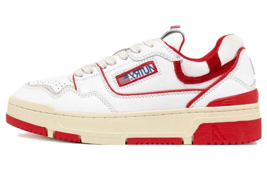 AUTRY AUTRY Clc Leather Sneakers 'White Red'