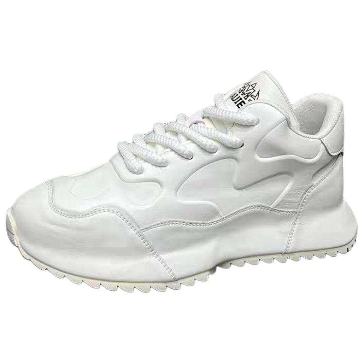 ZUOSAISI Microfiber Leather Height Increasing Low top Chunky Sneakers Men's