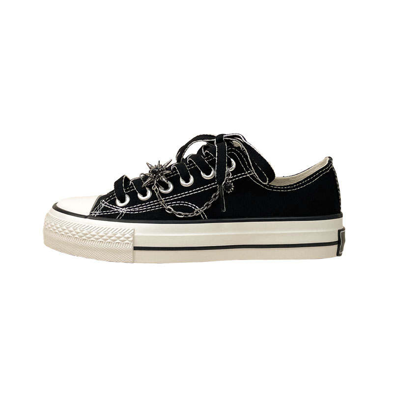 A&M A&M Low top Canvas Shoes Unisex Black