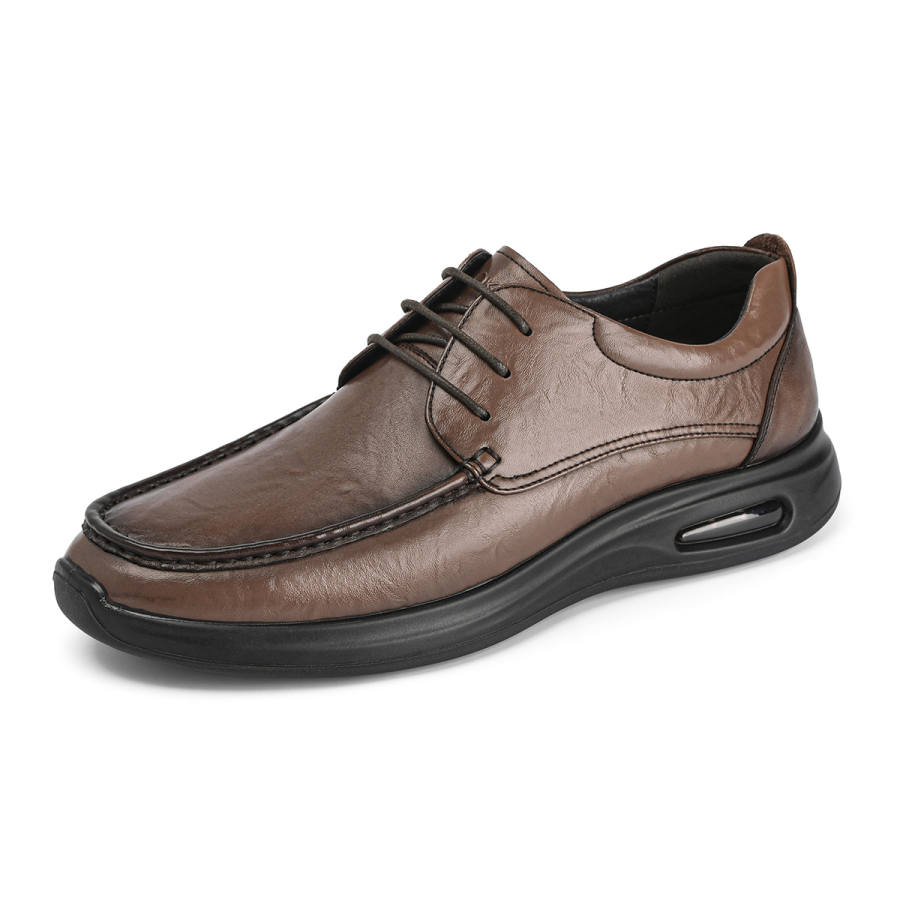 AOKANG Casual Leather Shoes Men's Brown