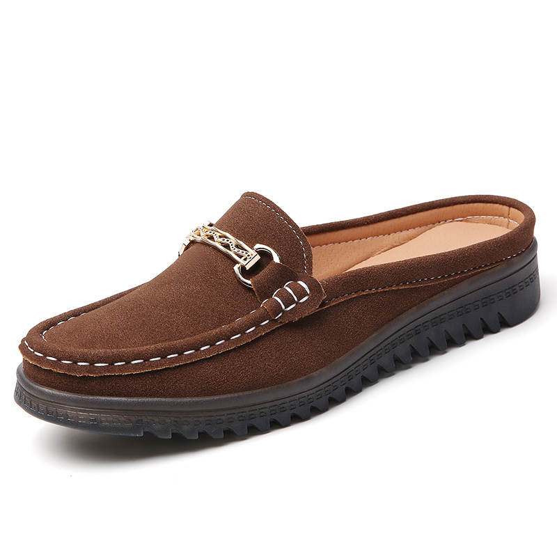 Reivantix Reivanti Closed Toe Slippers Women's Brown