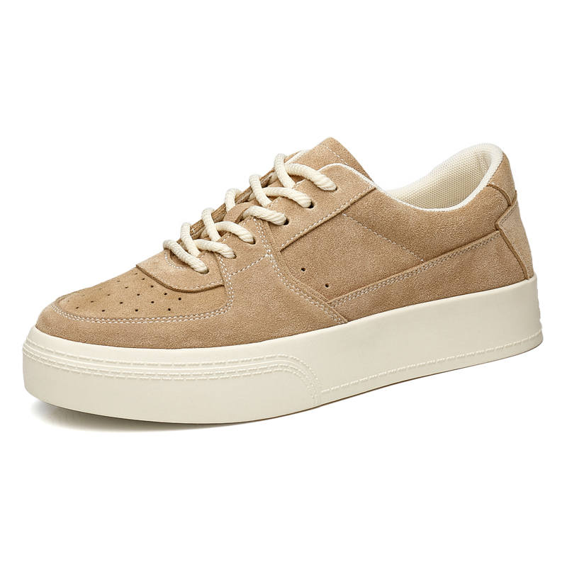 LUNMADENG Cow Suede Low top Fashion Casual Skateboard Shoes Men's