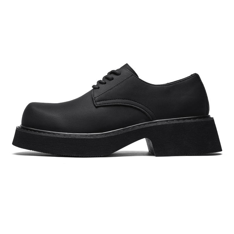 CITONGXIANSHENG Microfiber Leather Casual Shoes Men's Black
