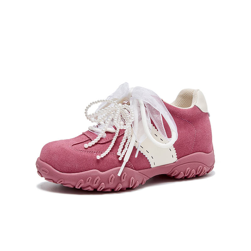 CHIBANG Cow Leather Lightweight Low top Casual Shoes Women's