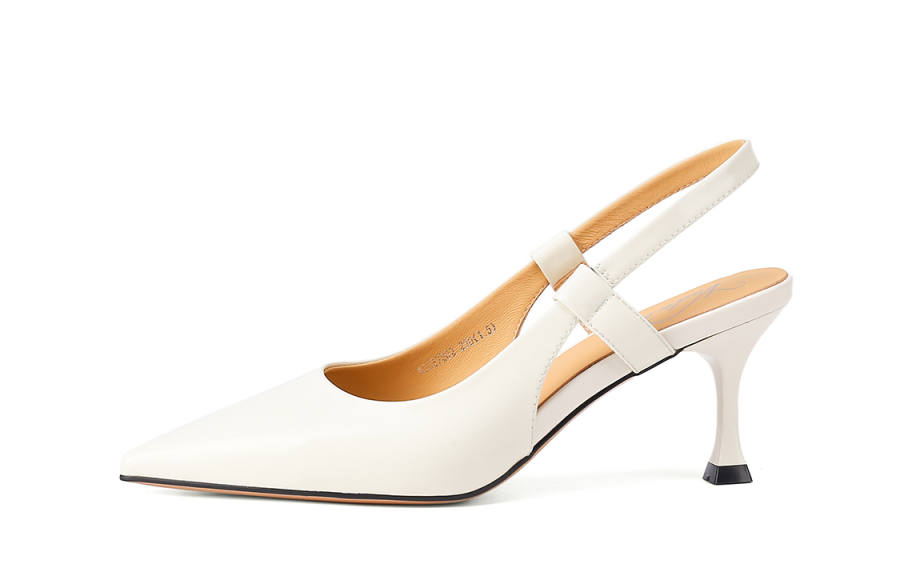 VEDULLAR VEDULLAR Cow Leather Slim Heel High Heels Women's