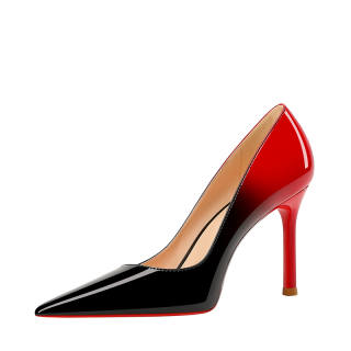 LIKE Slim Heel High Heels Women's Gradient Red
