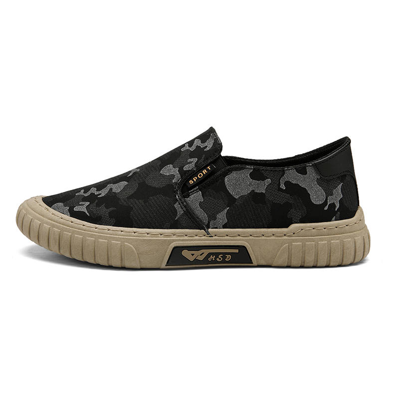 GONGNIUMEILI Slip Resistant Abrasion Resistant Slip Resistant Abrasion Resistant Low top Canvas Shoes Men's