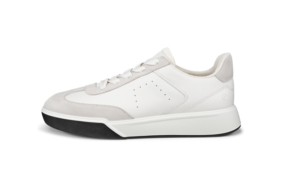 Ecco Street Shoe Collection Low top Casual Shoes Men's Gray/White 539834