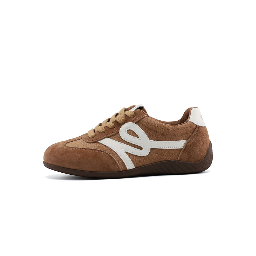 JOSINY Synthetic Leather Low top German Army Trainers Women's