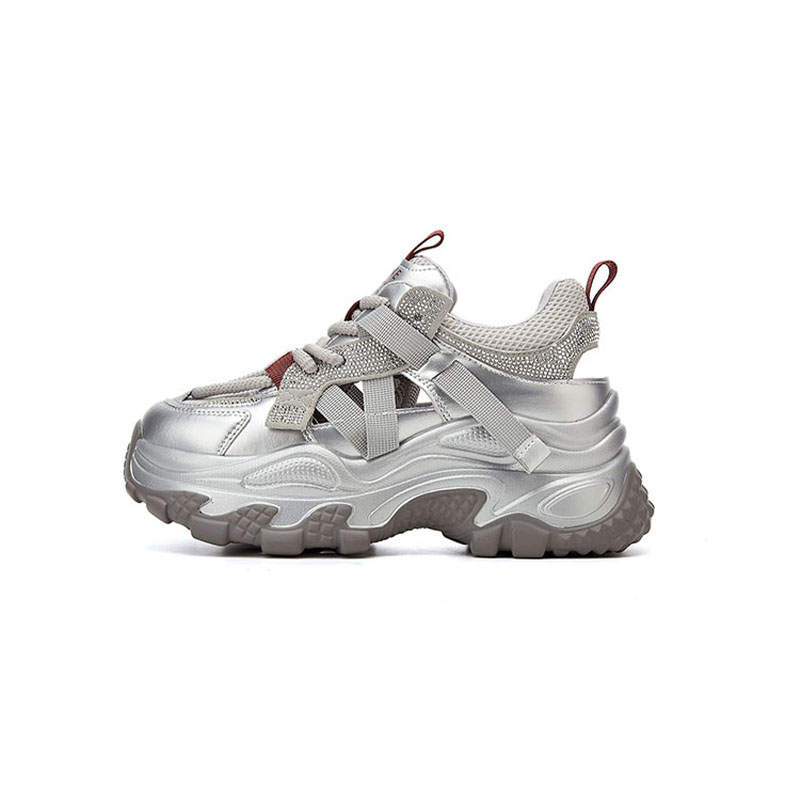 DAPHNE DAPHNE Slip Resistant Low Top Chunky Sneakers Women's